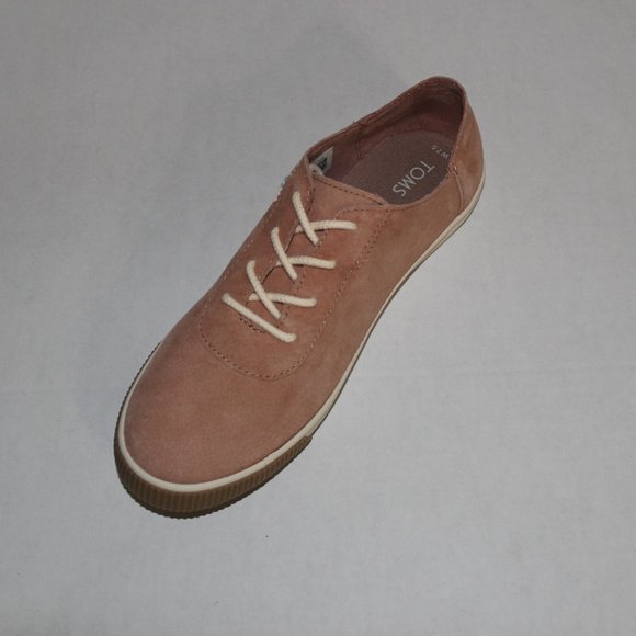 TOMS CARMEL SAND PINK PIG NUBUCK SNEAKER - Picture 1 of 5